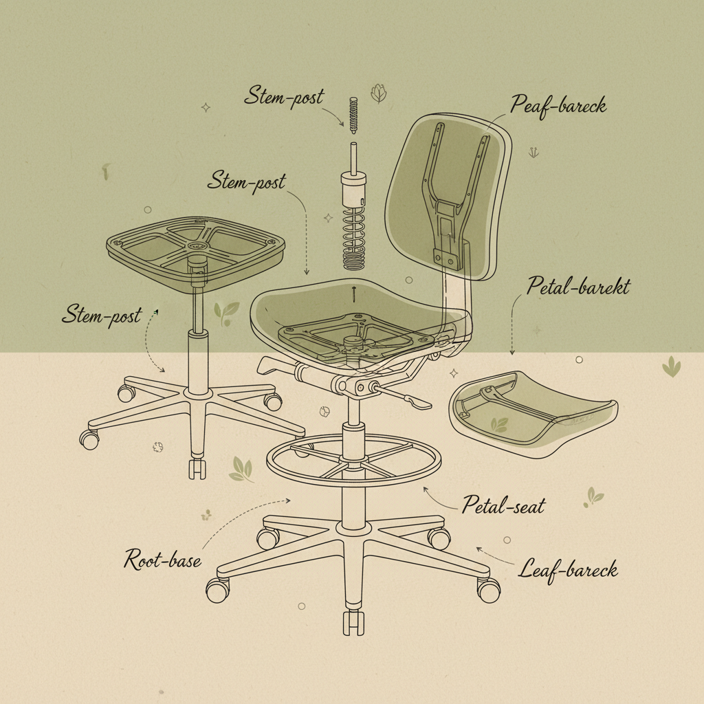 adjustable drafting chair