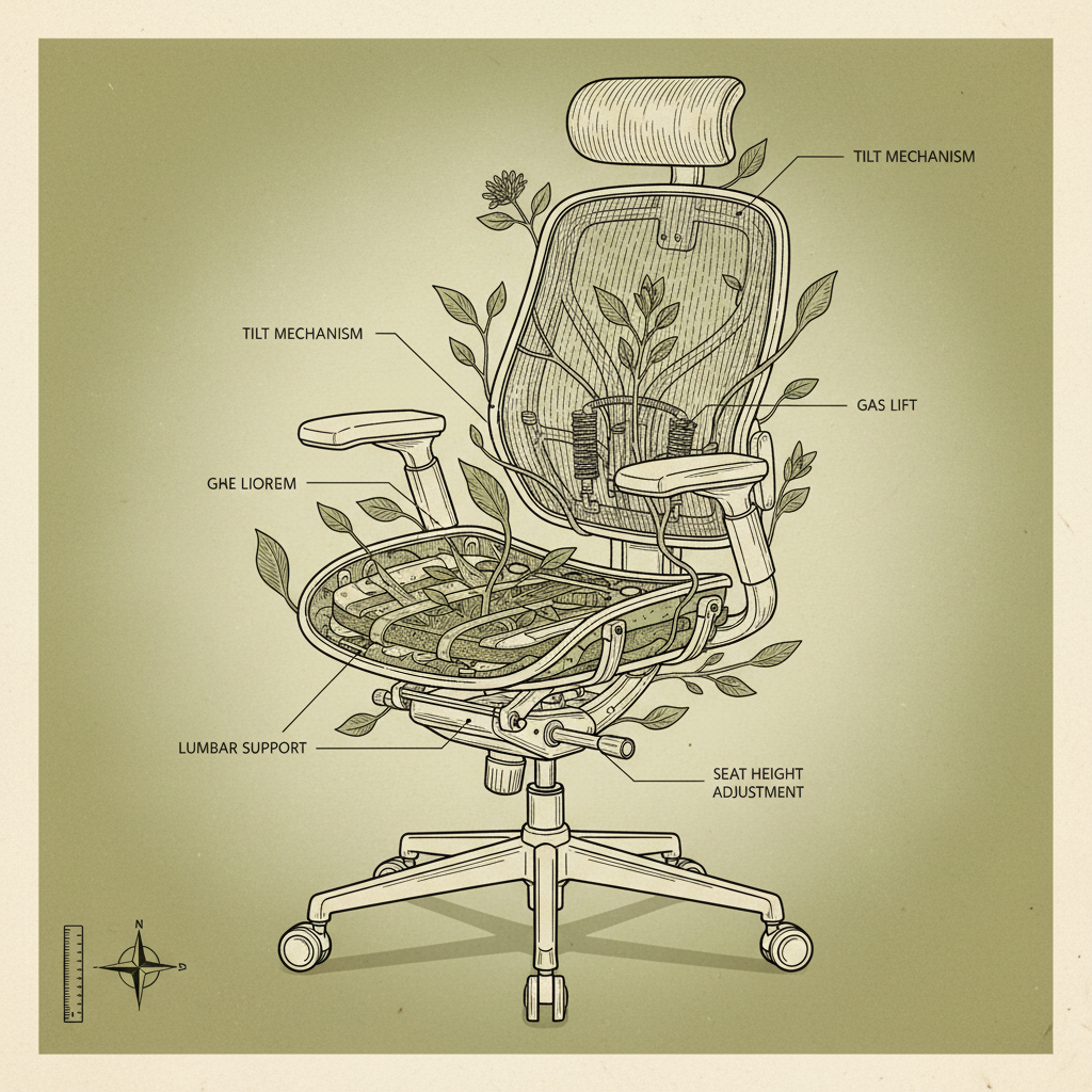 adjustable chair on wheels