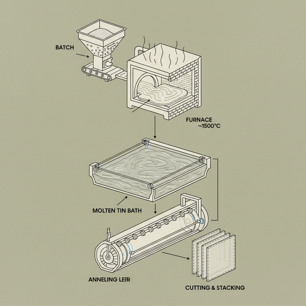 float glass manufacturing process