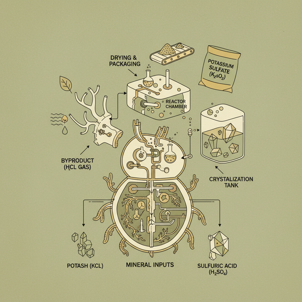 Comprehensive Guide to Potassium Sulfate Production Methods and FRPGRP Applications