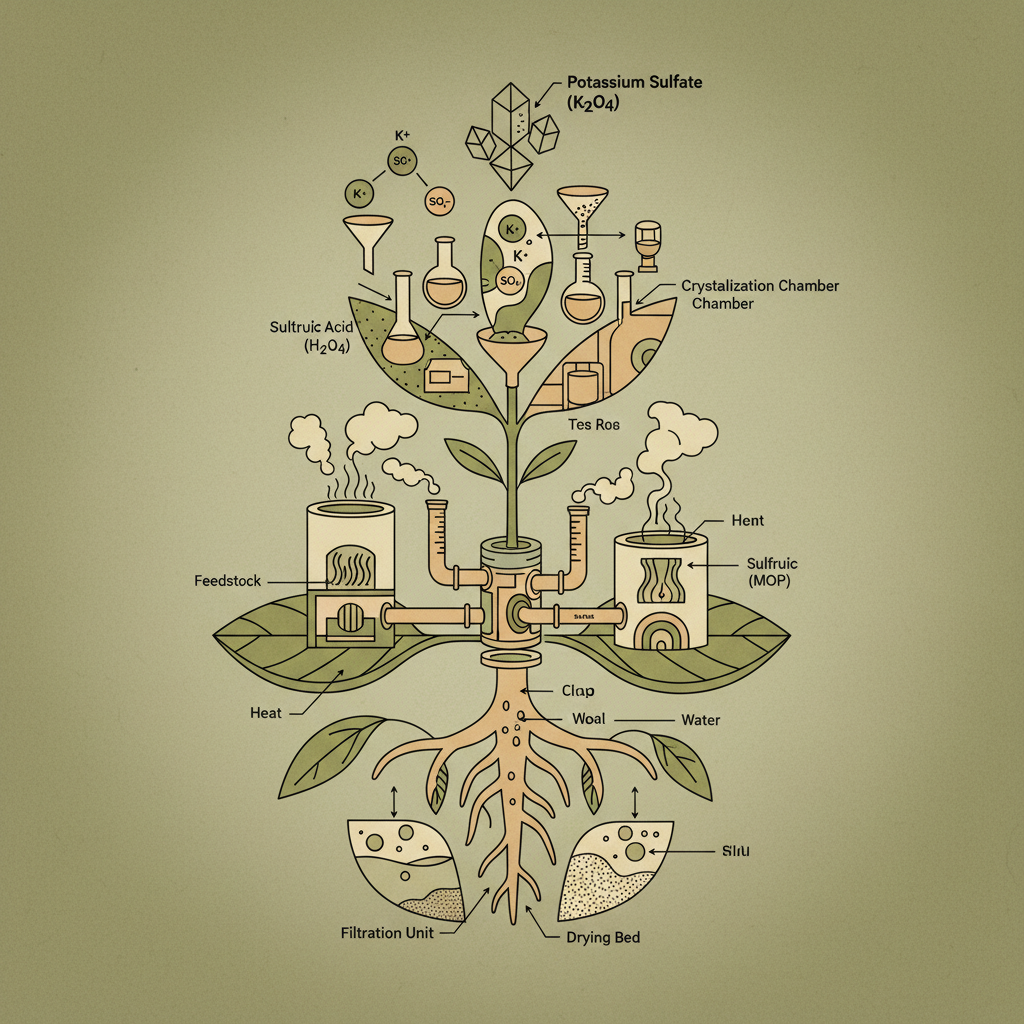 Comprehensive Guide to Potassium Sulfate Production Methods and FRPGRP Applications