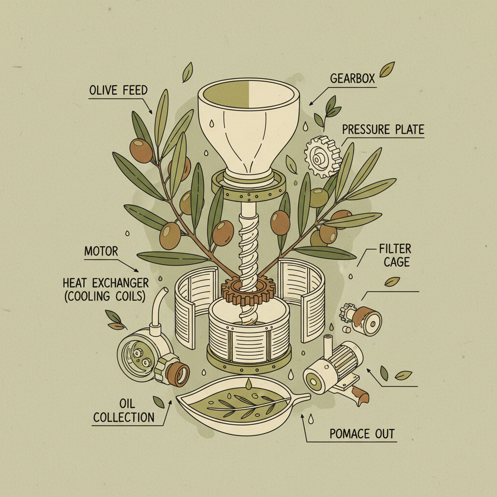 Robust Design and Material Selection in Modern Cold Oil Press Machine