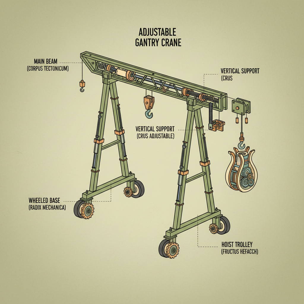 adjustable gantry crane