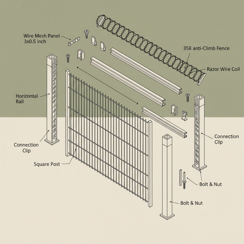 Reliable Perimeter Security with 358 Anti Climb Fence Systems