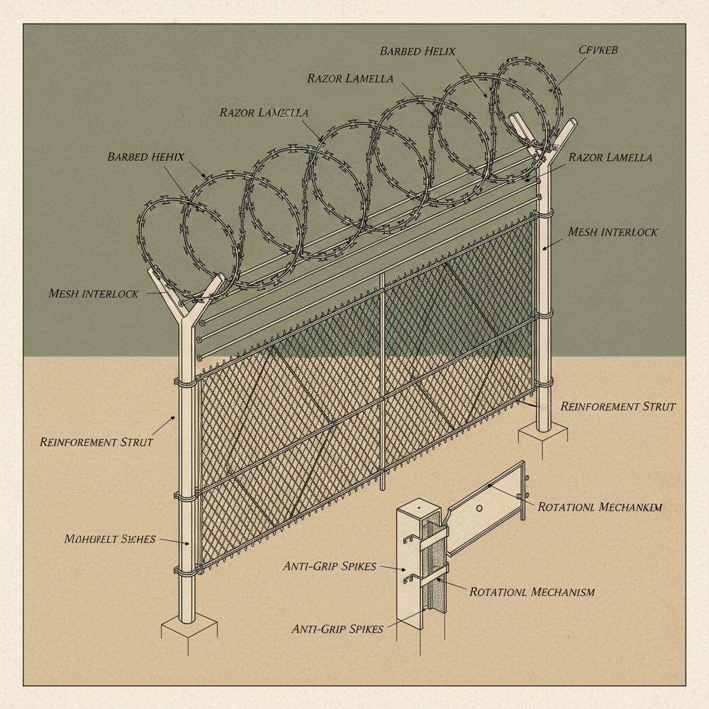 Navigating Prefabrication Challenges with Durable anticlimb fence Systems