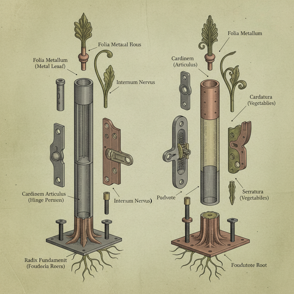 Durable Metal Gate Posts for Enhanced Security and Aesthetic Appeal