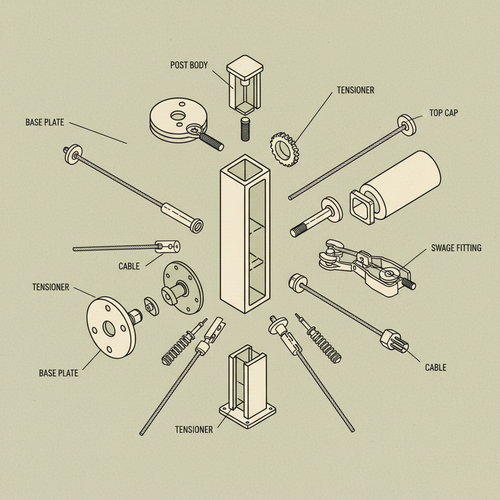 Exploring the Landscape of Cable Railing Metal Posts and Modern Design