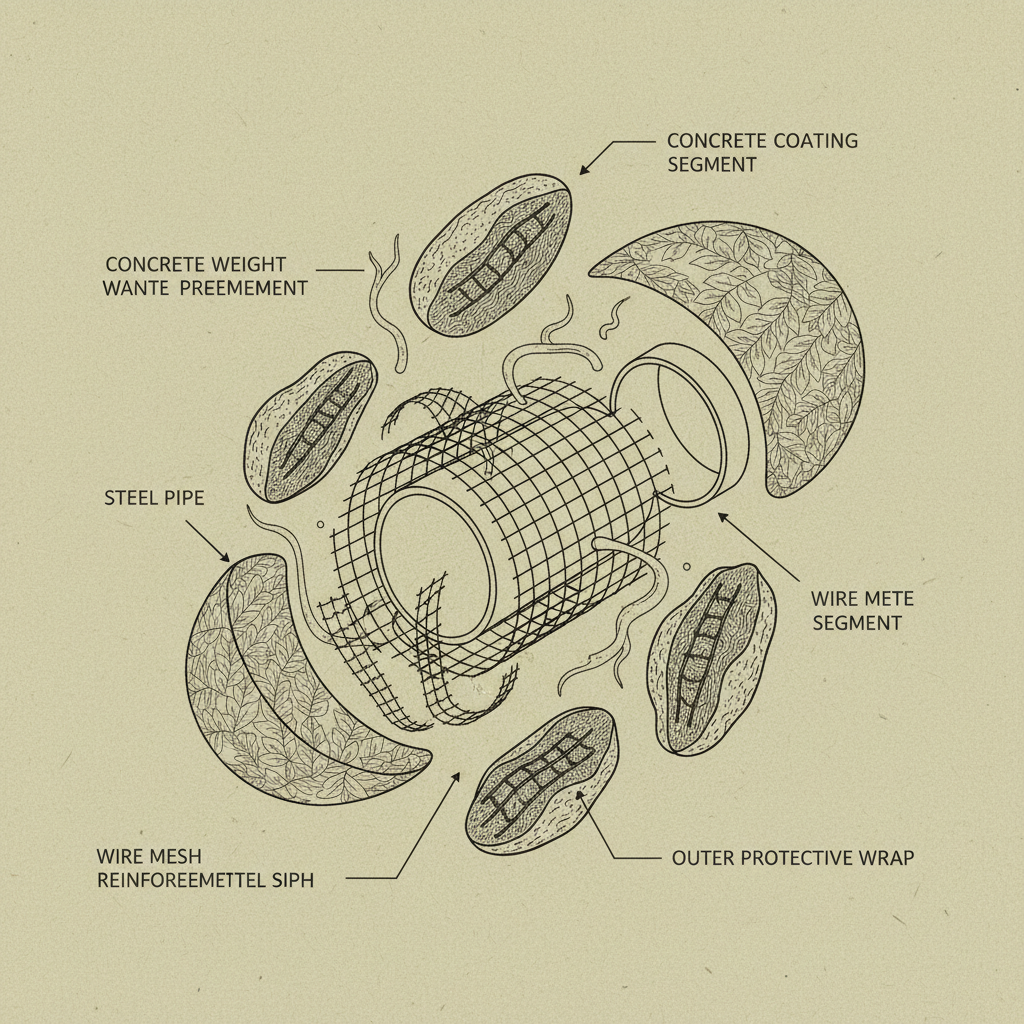 Concrete Weight Coating Pipe Mesh for Reliable Infrastructure Protection