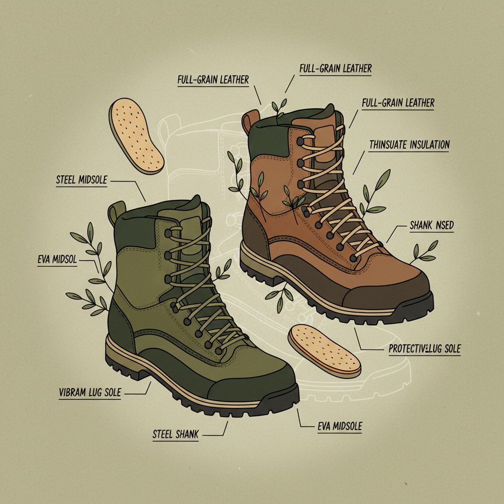 Essential Guide to Durable Hunting and Fishing Hiking Boots for Outdoor Adventures