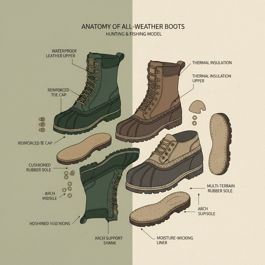 Exploring the Evolution and Key Features of Modern Hunting and Fishing Boots