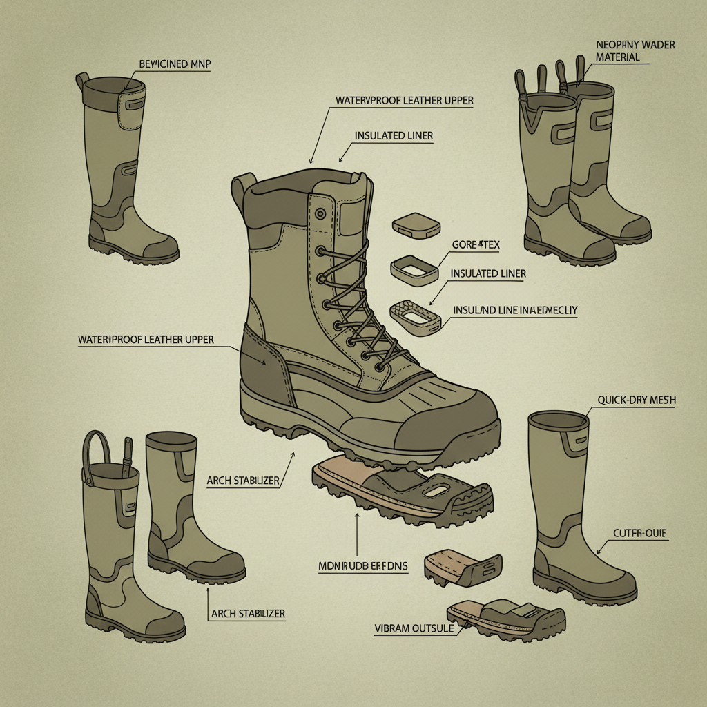 Exploring Durable and Lightweight hunting and fishing footwear Innovations