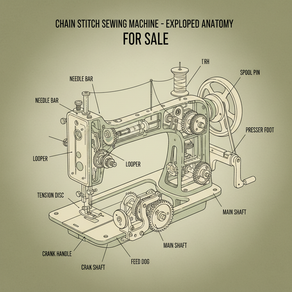 Reliable Chain Stitch Sewing Machine for Sale Industrial Grade Options