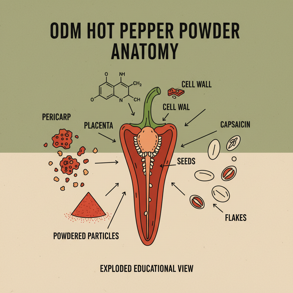 odm hot pepper powder