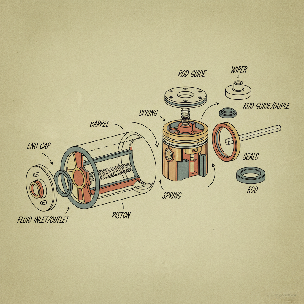 Reliability Focused Design of Single Acting Hydraulic Cylinder Systems