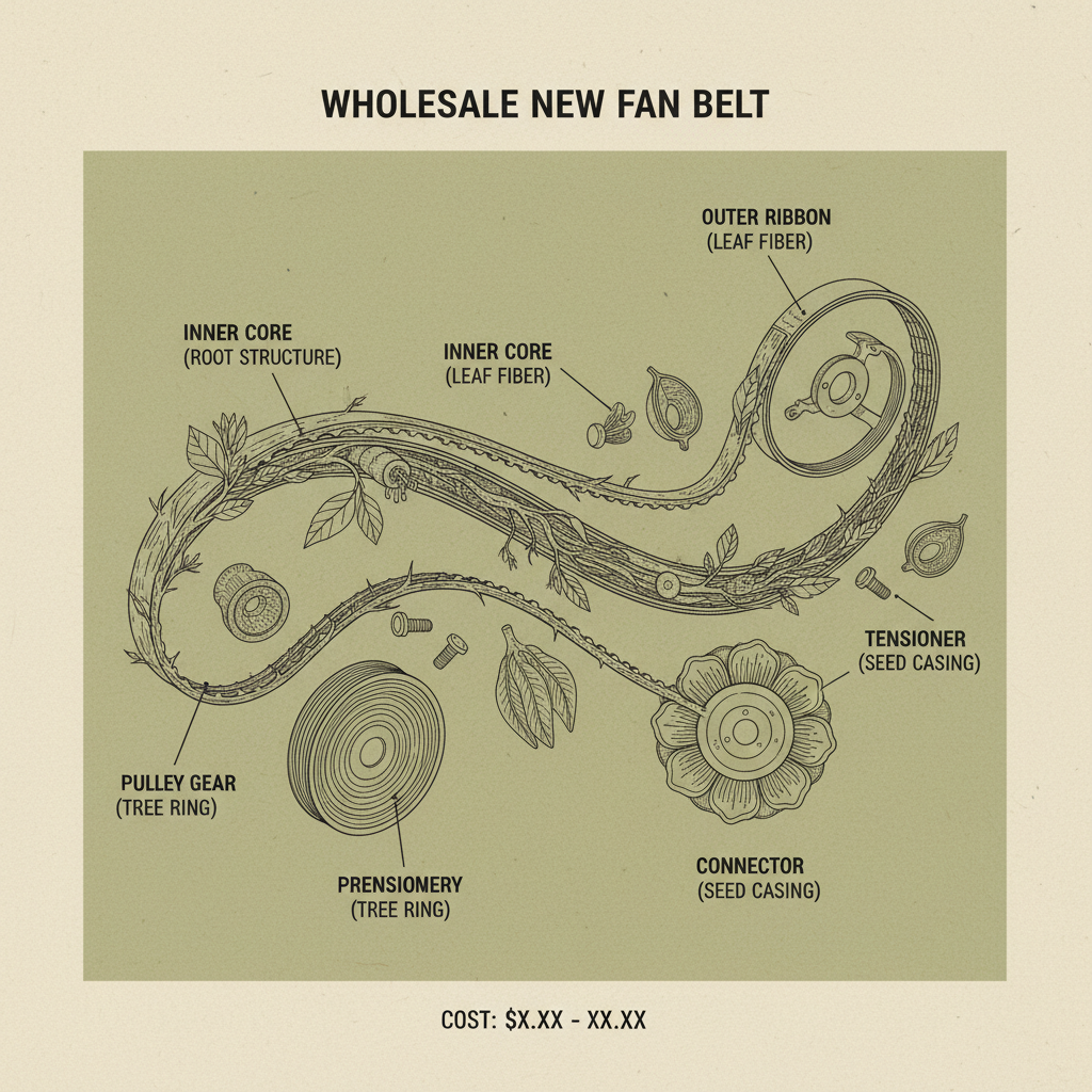 wholesale new fan belt cost