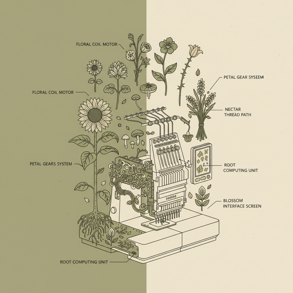 embroidery machine computerized