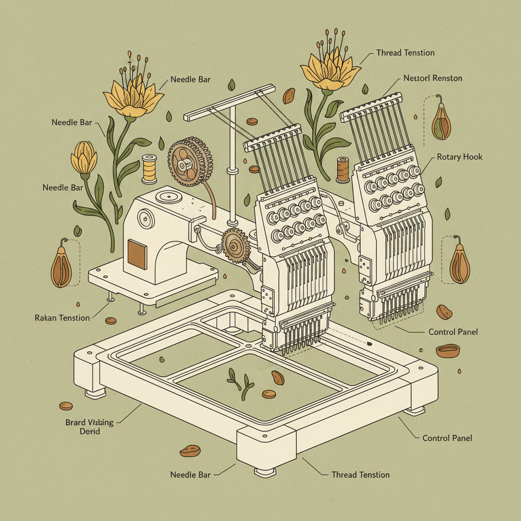 Navigating the Landscape of Modern 2 Head Embroidery Machine Technology