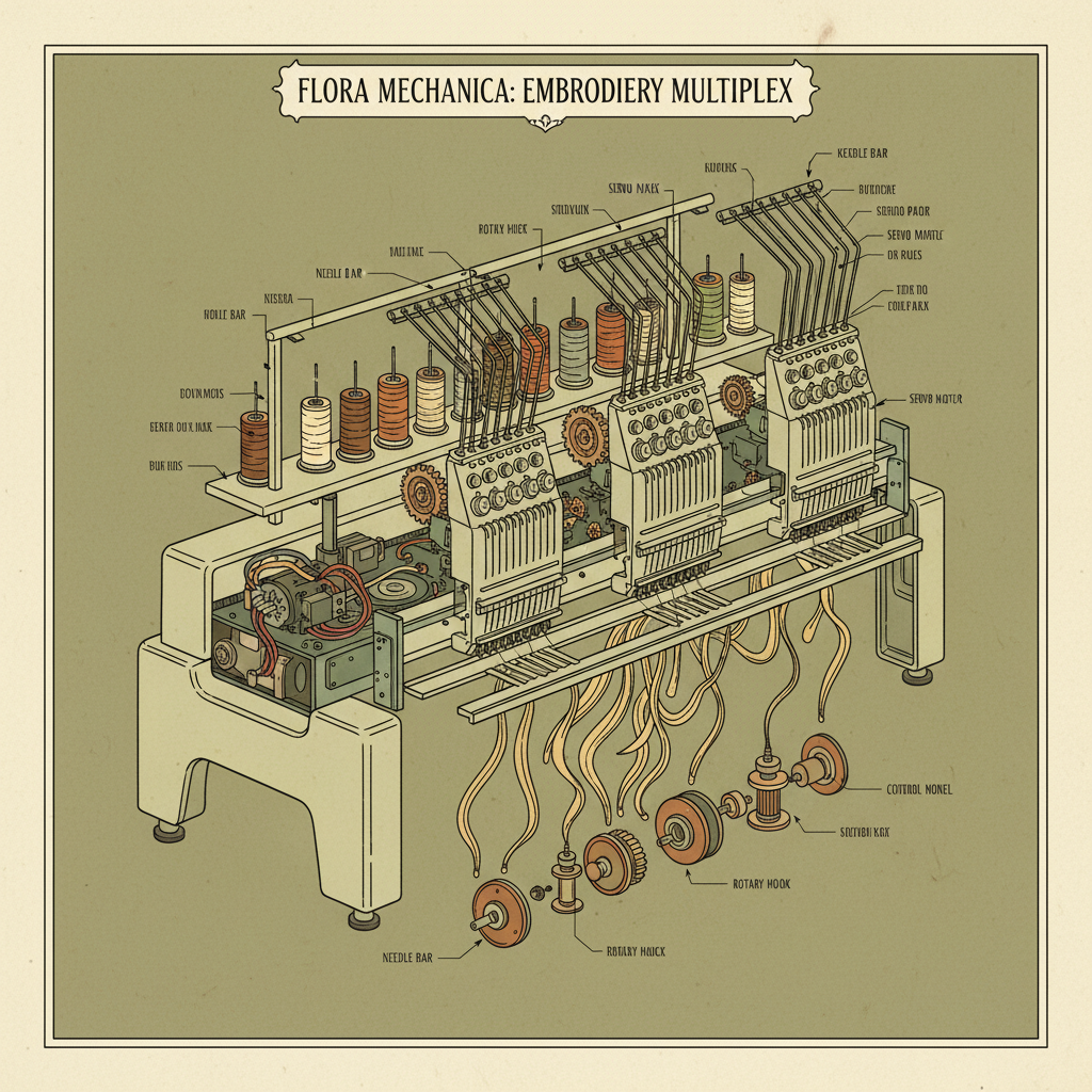 Advancements in Multi Head Embroidery Machine Technology and Practical Considerations