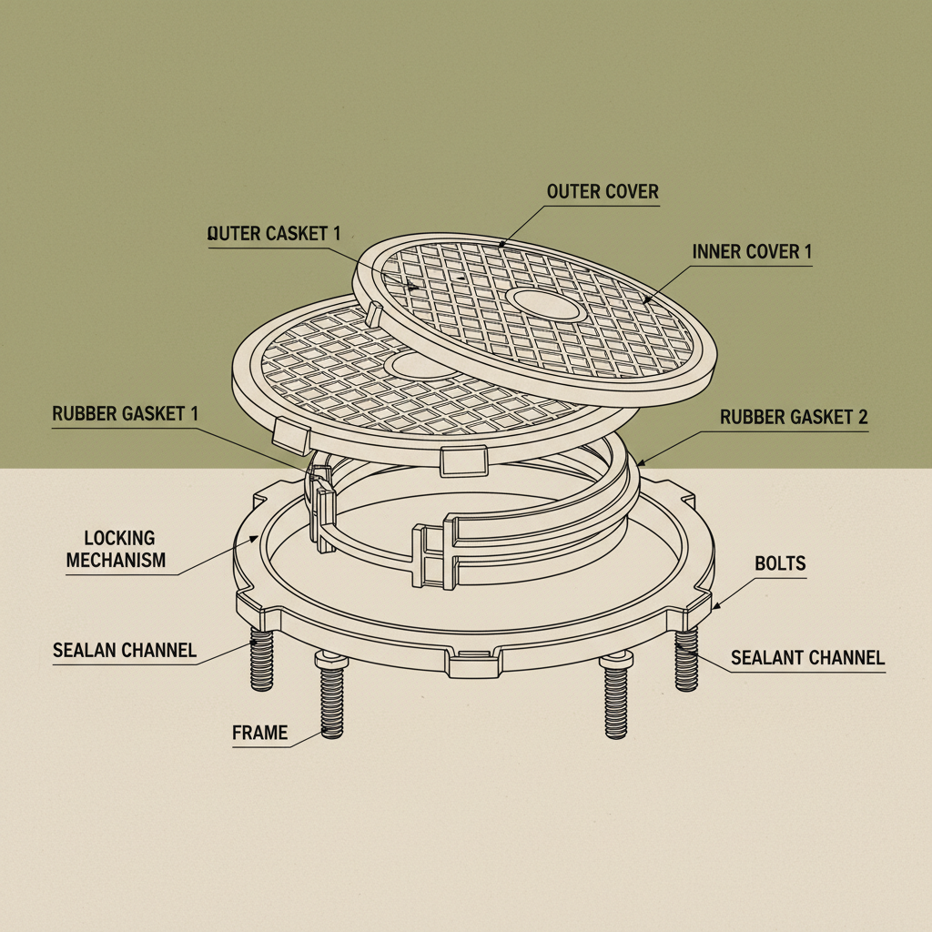 The Critical Role of Double Sealed Manhole Cover Design and Performance