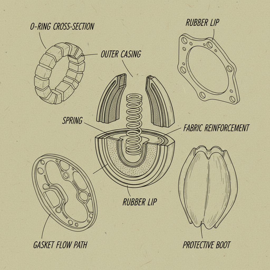 Robust Oil Seal Rubber Products for Demanding Industrial Applications