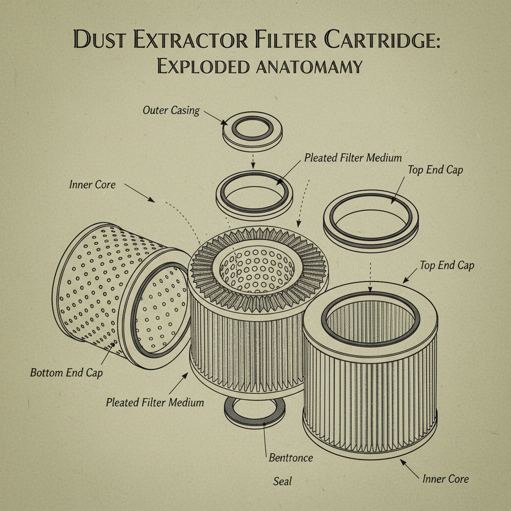 Optimizing Industrial Air Quality with Durable Dust Extractor Pleated Filter Cartridges