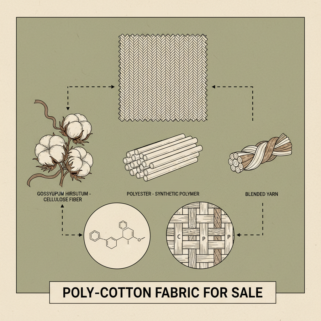 Discover Durable and Affordable Poly Cotton Fabric for Sale Online