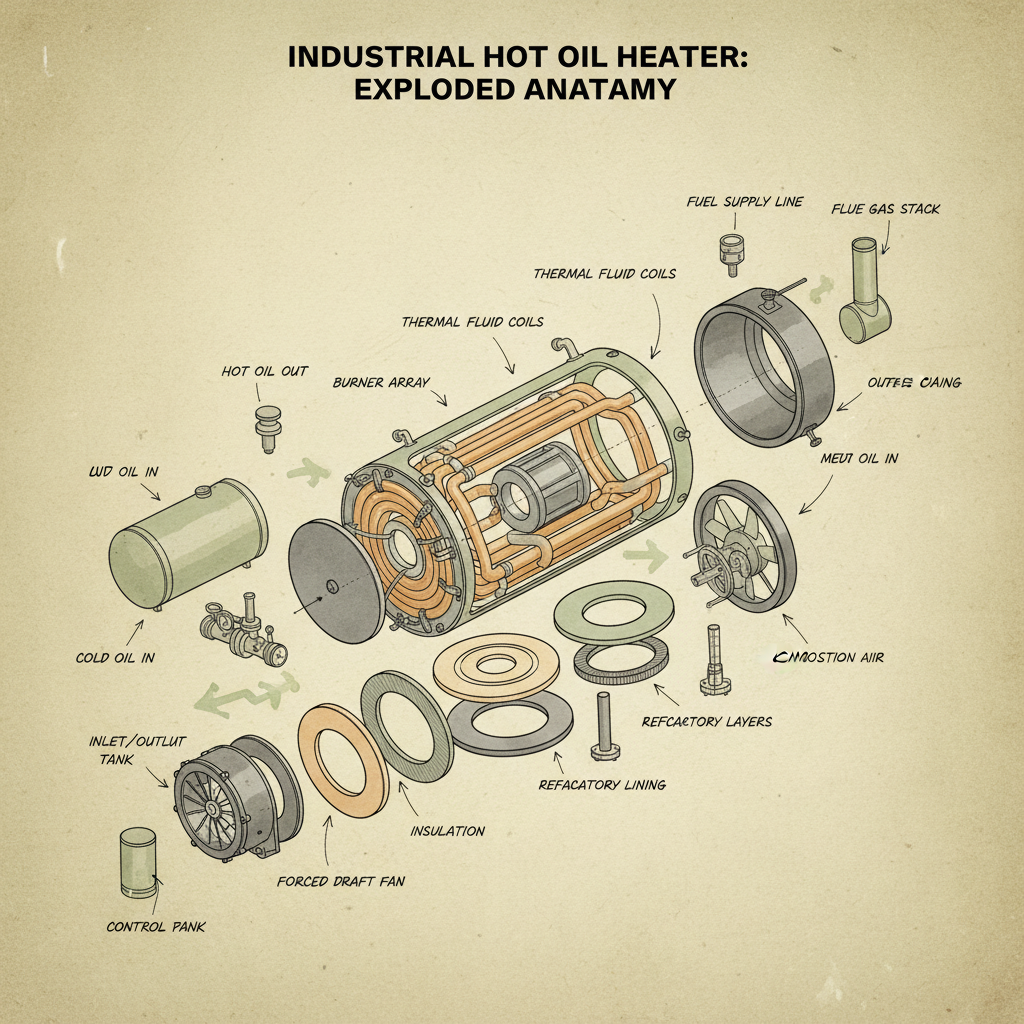 Understanding Industrial Hot Oil Heater Design Applications and Maintenance
