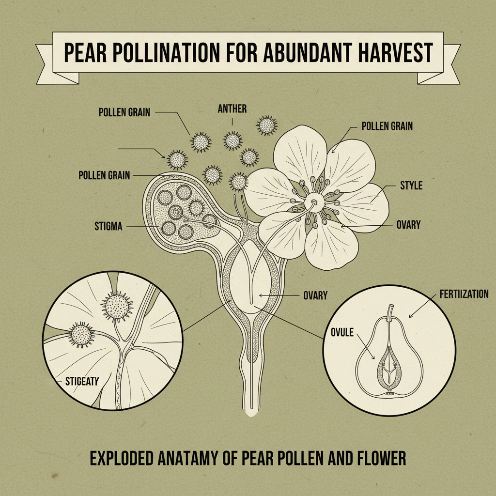 Navigating Industry Challenges and the Importance to use pear pollen to get a good harvest
