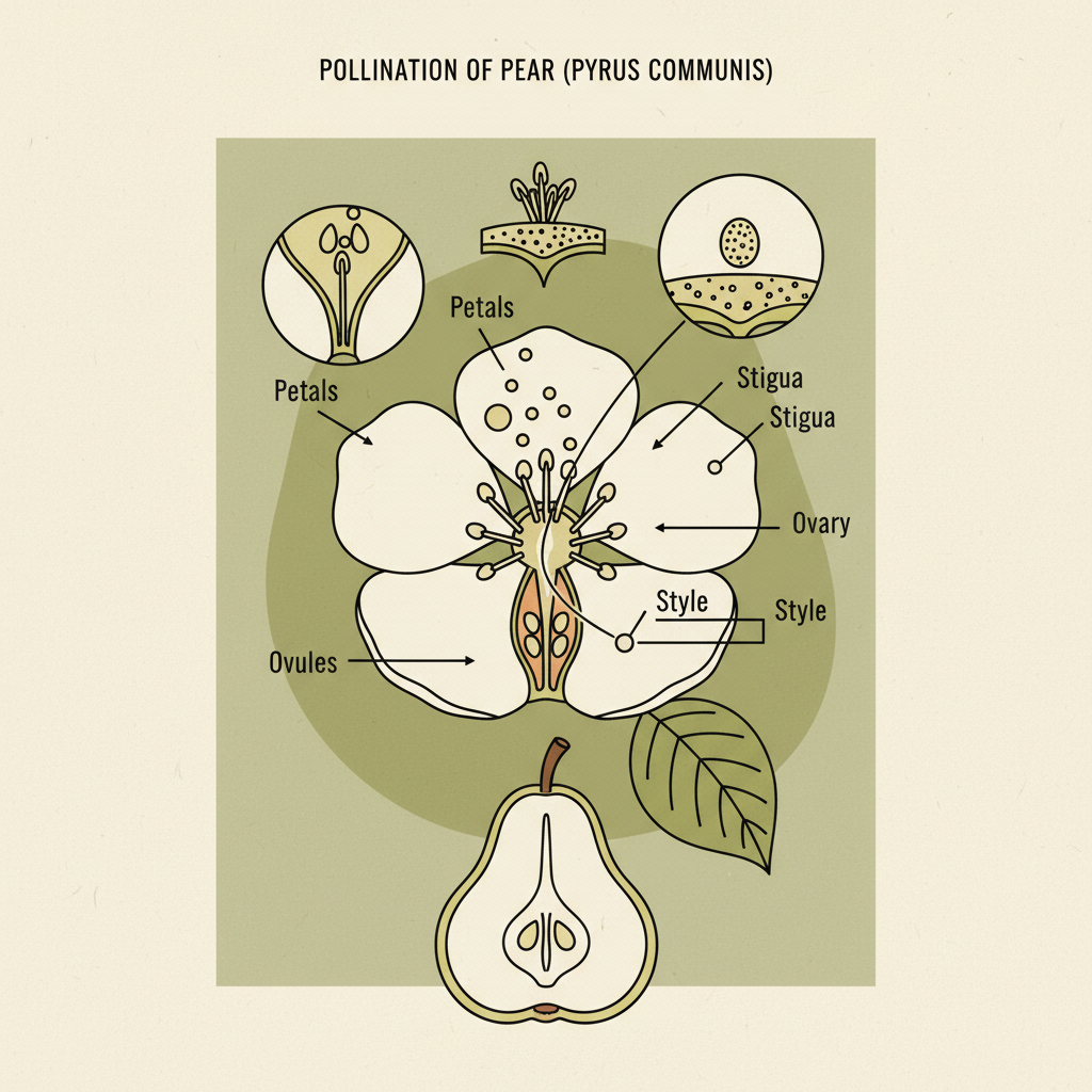 Optimizing Pollination of Pear Trees to Improve Quality and Yield