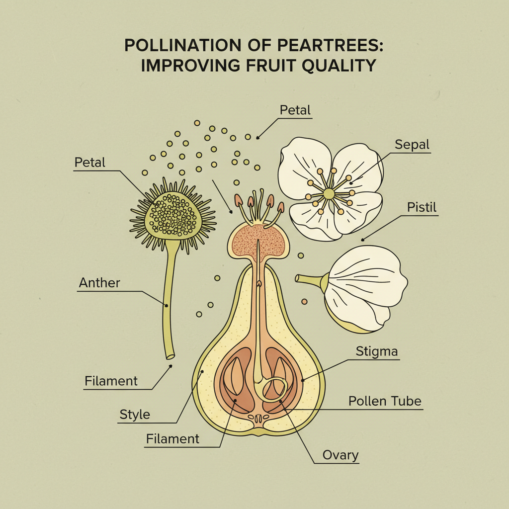 Optimizing Pollination of Pear Trees to Improve Quality and Yield