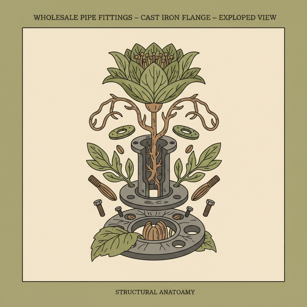 High Quality Wholesale Pipe Fittings Cast Iron Flange for Industrial Applications