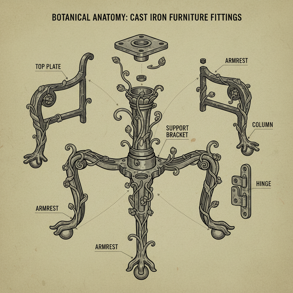 Exploring Trends in Durable Wholesale Cast Iron Furniture Fittings Manufacturing