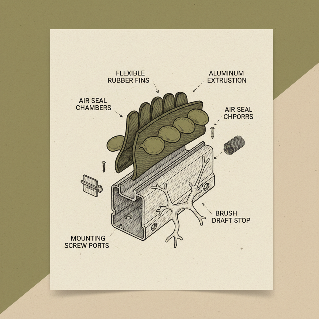 Understanding Door Bottom Seal Strip Performance and Installation