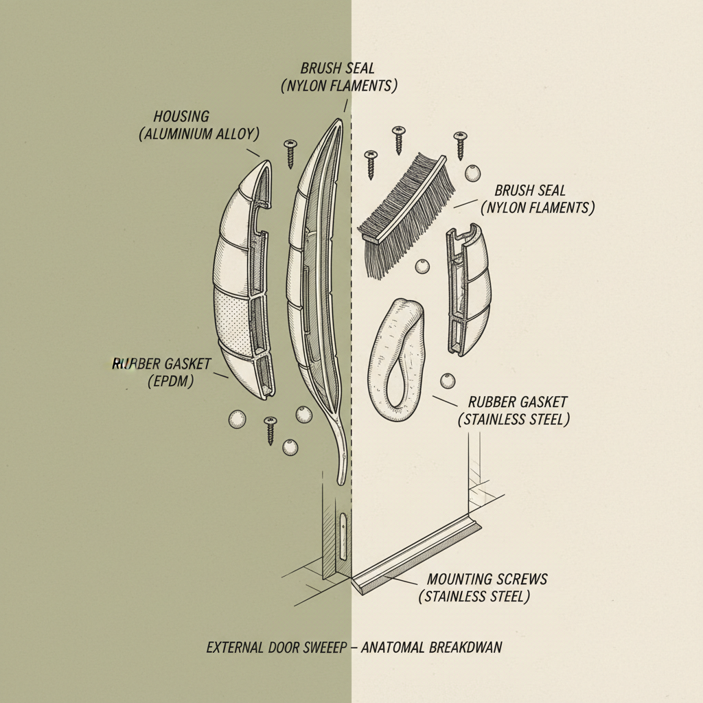The Importance of an Effective External Door Sweep for Energy Efficiency