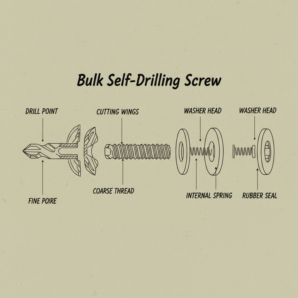 bulk self drilling screws