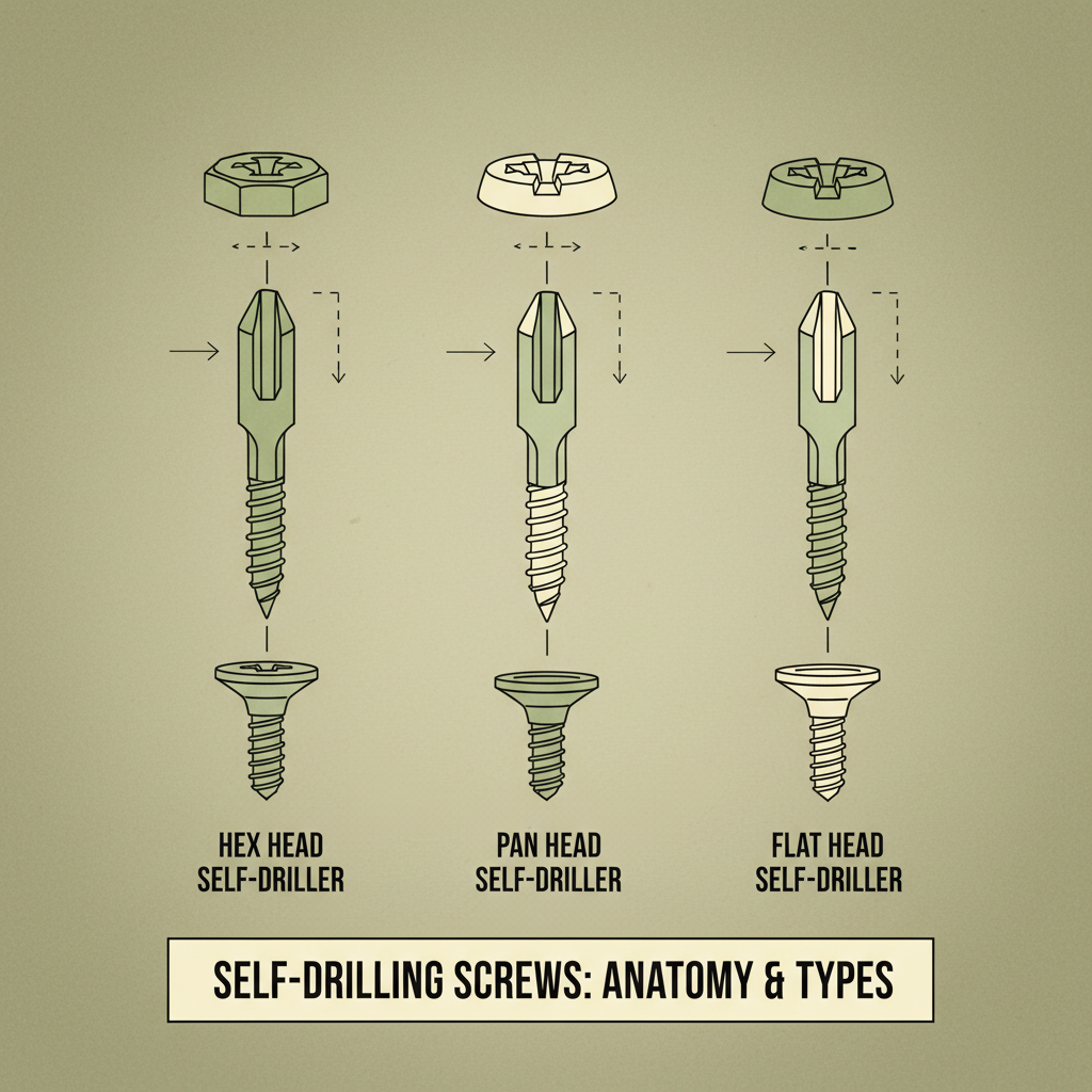 Understanding the Diverse Types of Self Drilling Screws for Construction