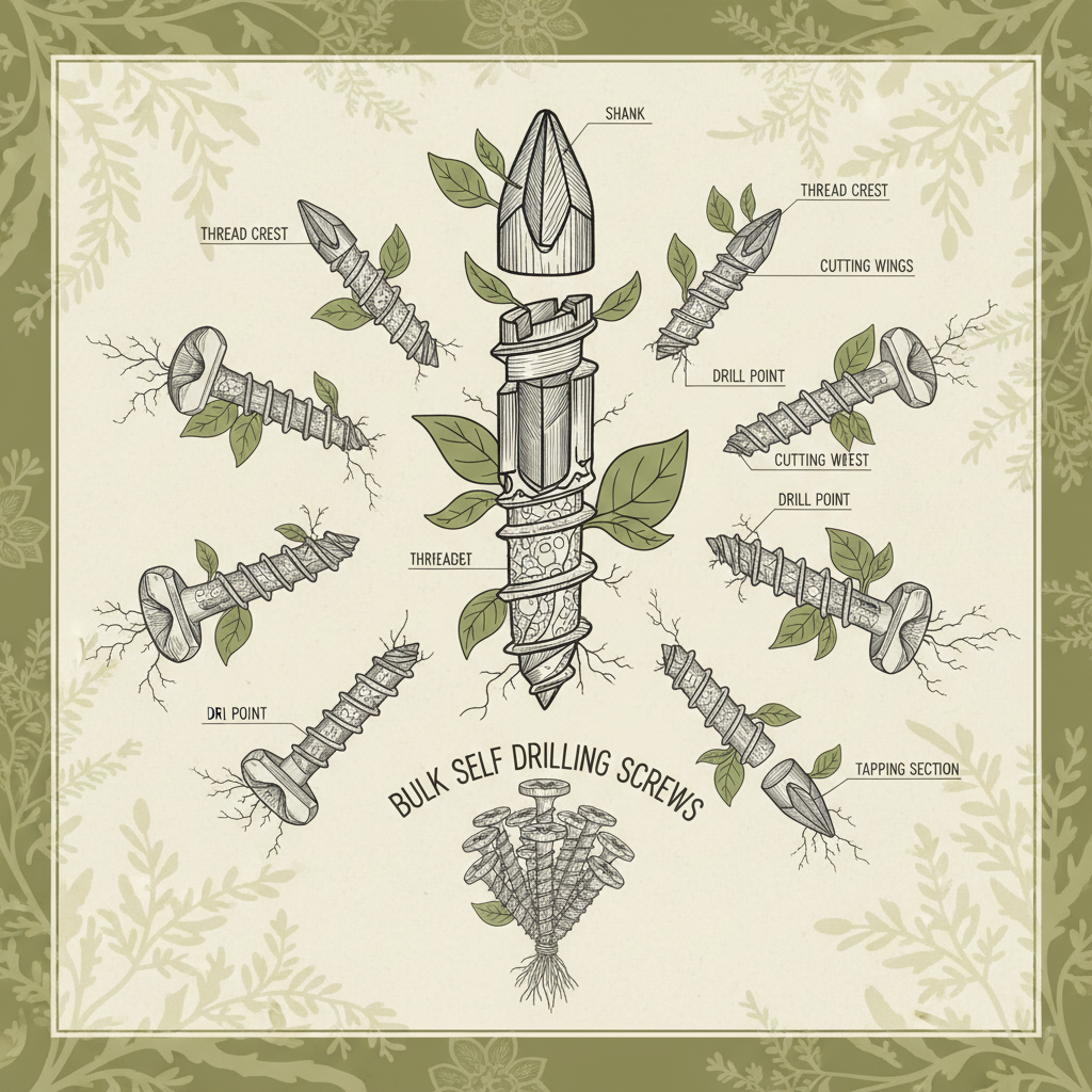 bulk self drilling screws