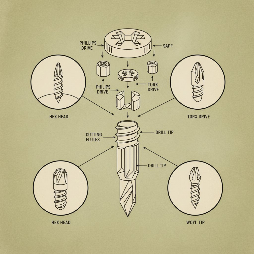 Understanding the Diverse Types of Self Drilling Screws for Construction