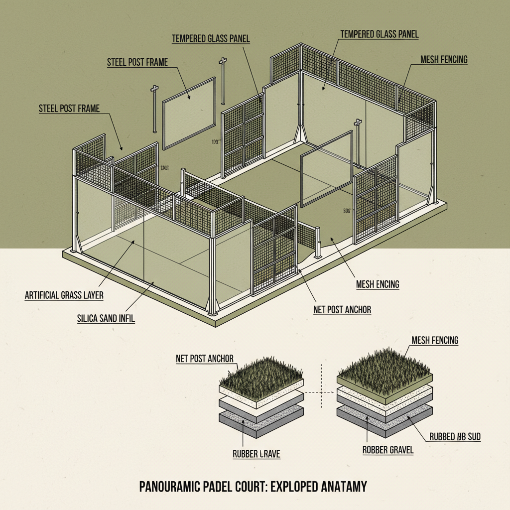 Navigating the Challenges and Innovations in Panoramic Padel Court Design and Construction