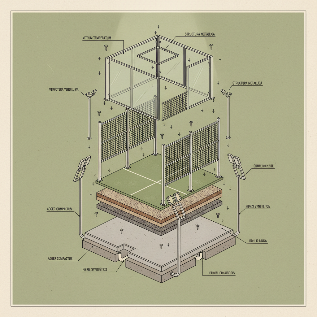 Navigating the Evolution of Paddle Court Construction and Material Selection