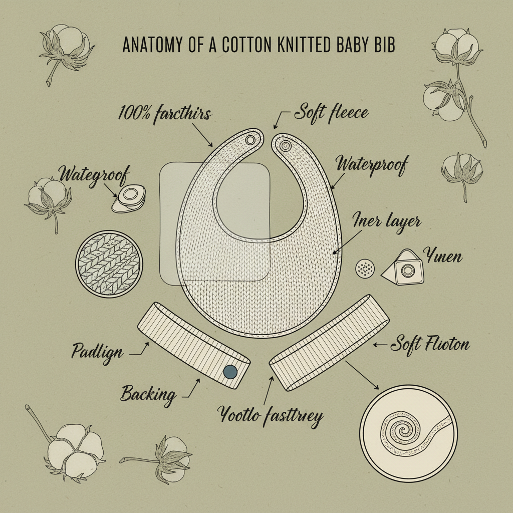 Explore the World of 100 Cotton Knitted Baby Bibs Quality and Comfort