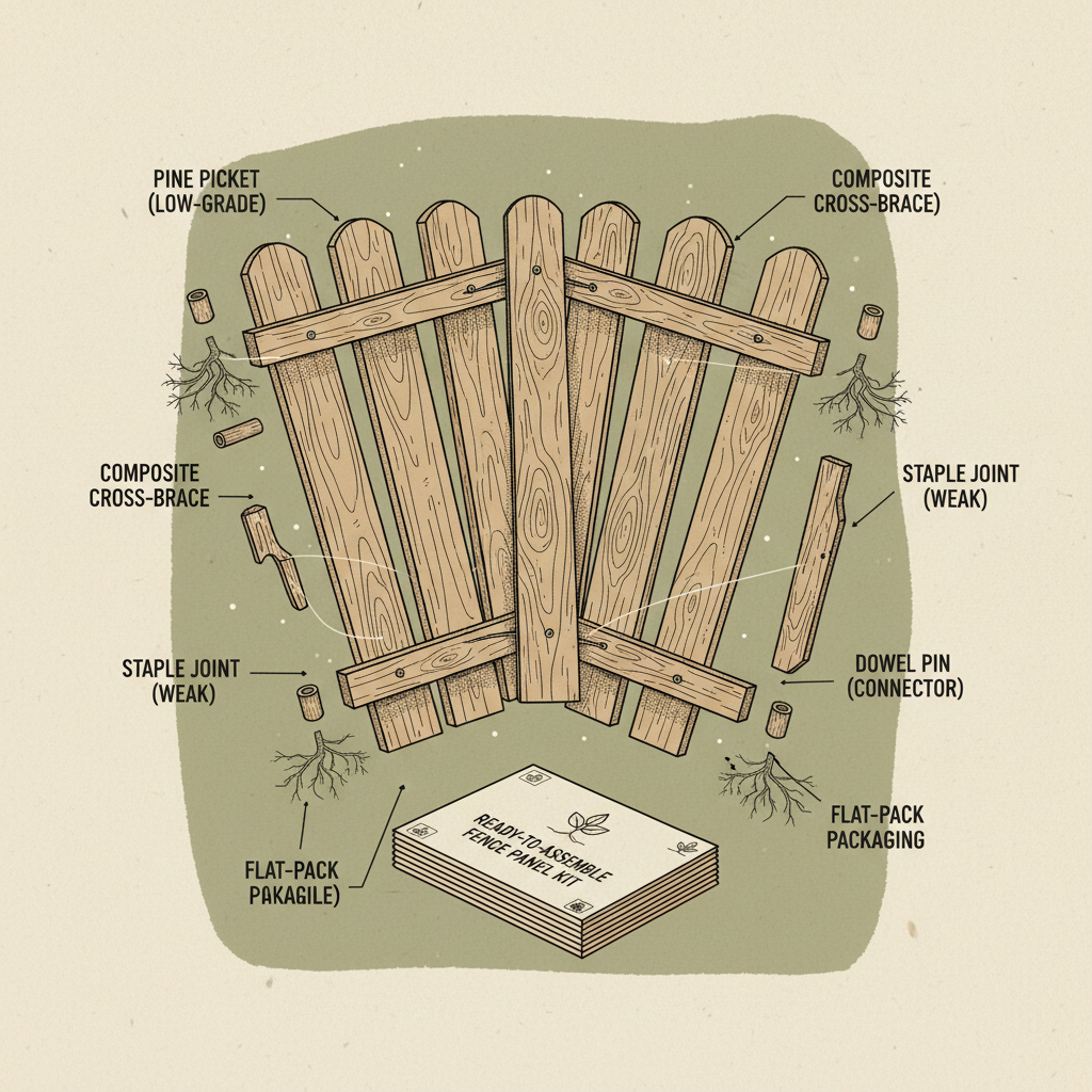cheap fence panels for sale