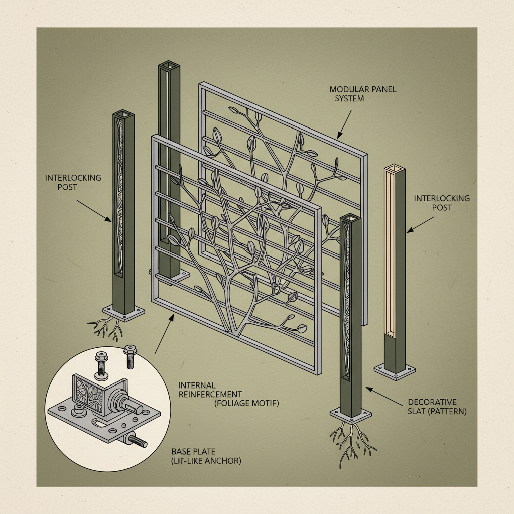metal fence panels for sale