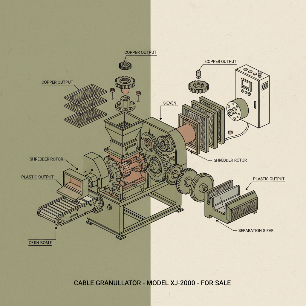 Discover High Performance cable granulator for sale and Recycling Solutions