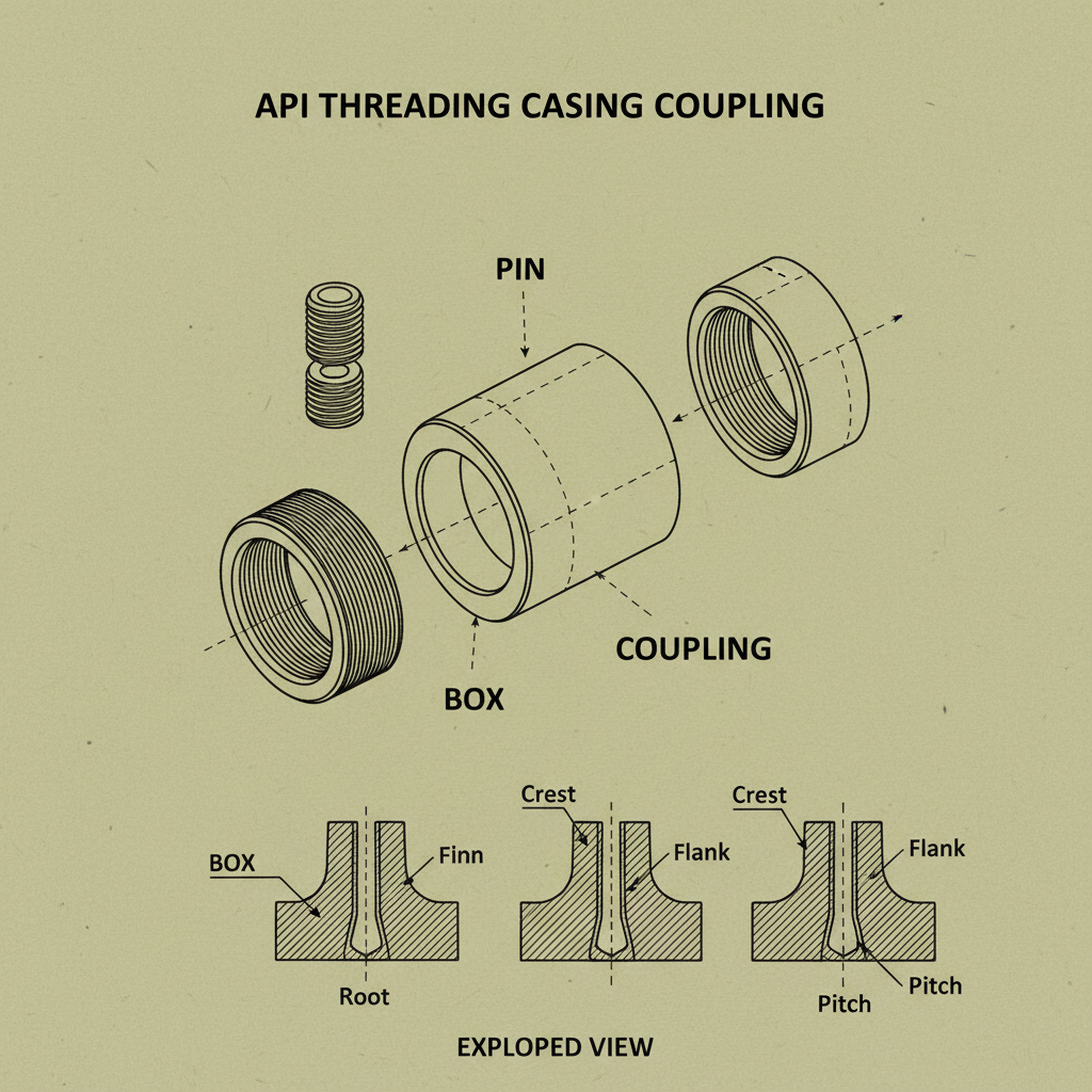 wholesale api threading casing coupling