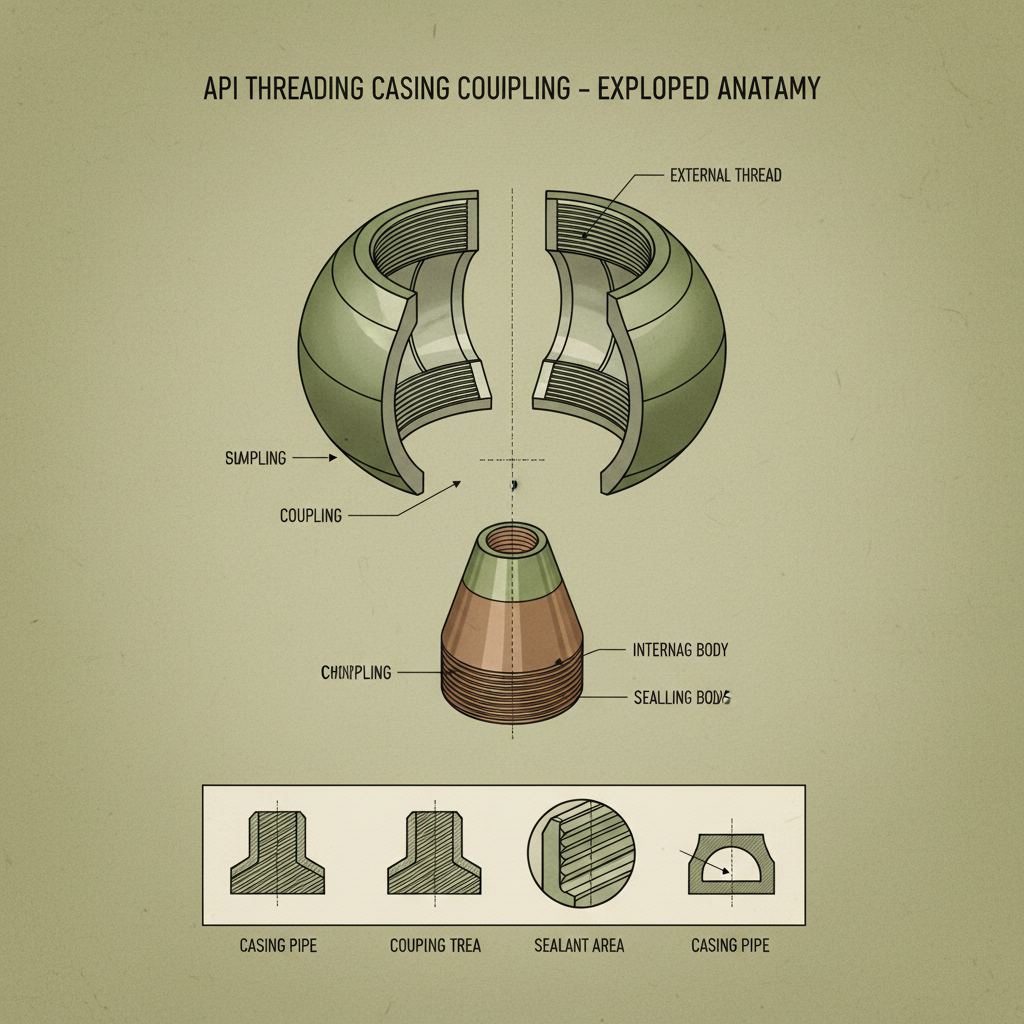 wholesale api threading casing coupling