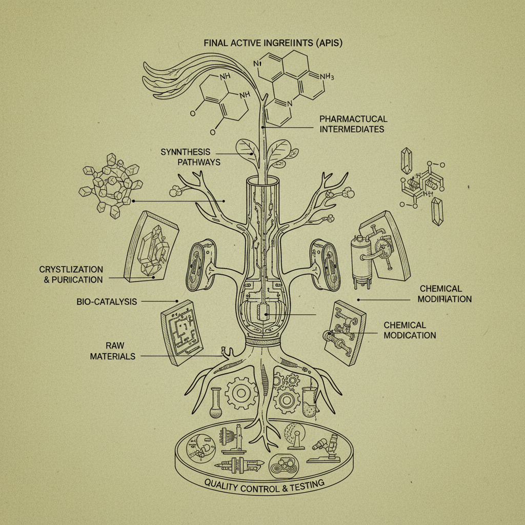 Advancements in Pharmaceutical Intermediates Manufacturing and Global Supply Chains