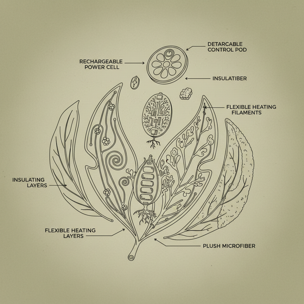 Durable Cordless Heated Blanket Design for Real World Applications