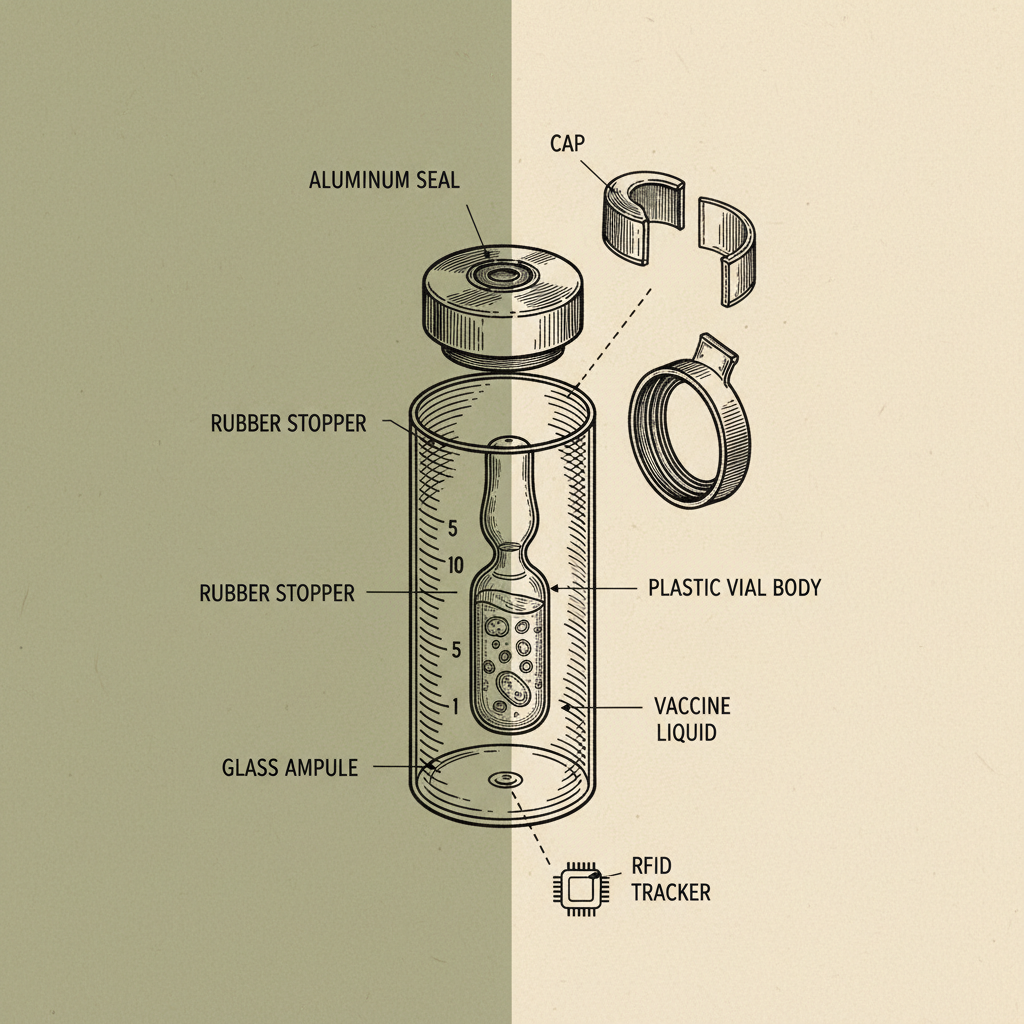 plastic vaccine vials