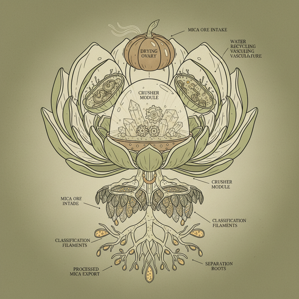 Optimizing Mica Processing Plant Design and Real World Application